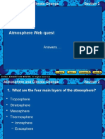 Atmosphere Web Quest: Answers