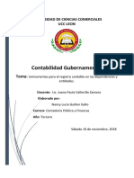 Estructura Del Sistema de Contabilidad Gubernamental