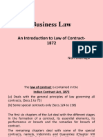 Business Law: An Introduction To Law of Contract-1872