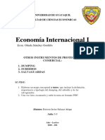 Otros Instrumentos de Proteccion Comercial - Dumping-Subsidios-Salvaguardas