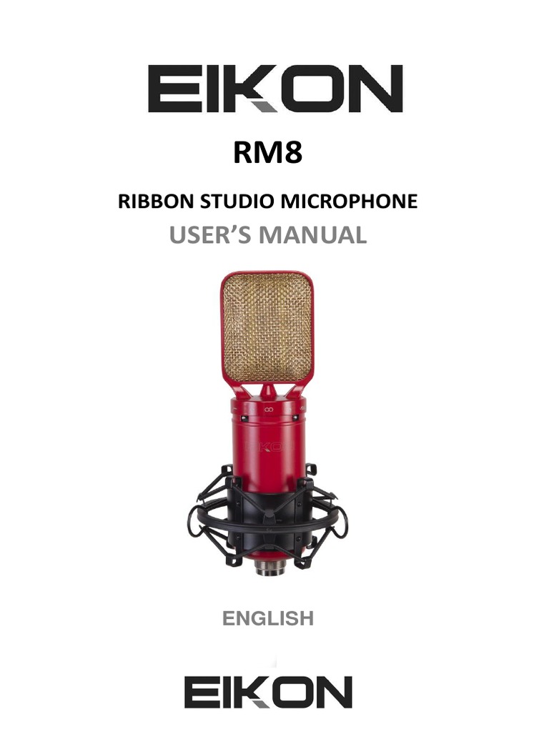 RM8 Ribbon Mic User Guide | PDF