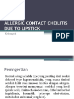Allergic Contact Cheilitis Due To Lipstick