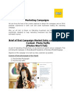 Marketing Campaigns: Contest of Best Photograph of The Month