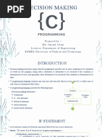 Lecture 06 - Decision Making