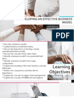 Developing An Effective Business Model: Chapter # 6