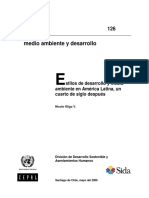 Estilos de Desarrollo y Medio Ambiente en America Latina. Nicolio Gligo 2006