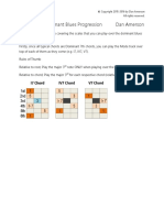 Module 8 - Dominant Blues Progression Dan Amerson: All Rights Reserved