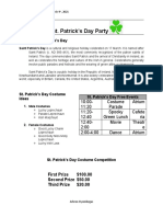 PT Patricks Day Assesment Business