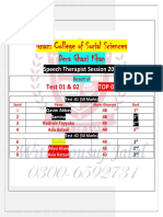 Ghazi College of Social Sciences Dera Ghazi Khan: Test 01 & 02