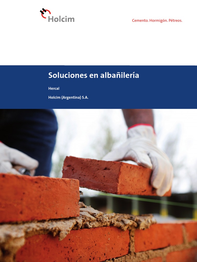 Guía de uso y rendimiento de Hercal | PDF | Cemento | Construyendo ...
