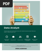 Data Analyst: Analyze Data and Model Phenomena With Realistic Business Cases. Start Your Career in Data Science Now!