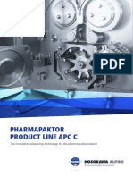 Pharmapaktor Product Line Apc C: The Innovative Compacting Technology For The Pharmaceuticals Branch