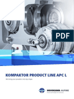 Kompaktor Product Line Apc L: We Bring Your Powders Into Top Shape