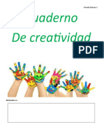 Cuaderno de creatividad con técnicas manuales