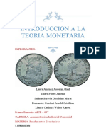 Informa Teoria Monetaria