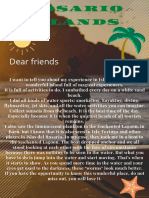 Rosario Islands: Dear Friends