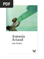 Artaud Antonin - Los Cenci