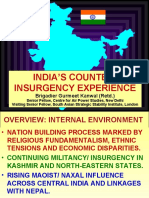 India's Counter Insurgency Experience