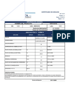 Certificado de Analisis Kerosene1 L5401