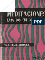 Meditaciones para Los Que No Meditan