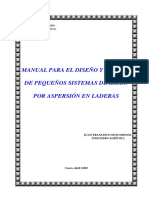 Manual Diseño Peq Sist DR x Aspersion en Laderas (J Soto, 2002)
