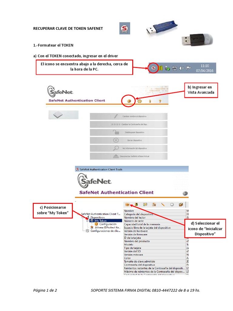 Inicialización y revocación de Token Safenet | PDF