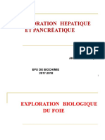 Exploration Hepatique Et Pancréatique EPU 2018
