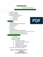 Estimating & Costing (Residential & Commercial Buiding) (2.5 Storey)