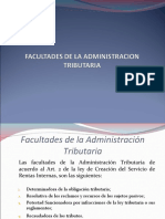 Facultades de La Administracion Tributaria