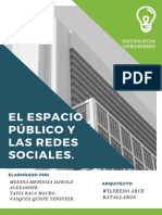 El Espacio Público Y Las Redes Sociales.: Sociologia Urbanismo