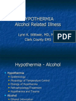 Hypothermia Alcohol Related Illness