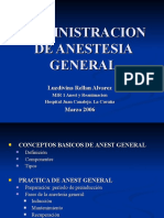 Administracin de la anestesia general