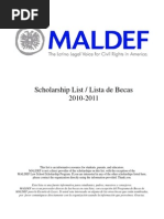 Download MALDEF Scholarship List 2011 by ogamez6860 SN51251375 doc pdf