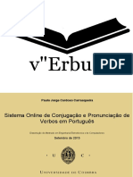 Sistema Online de Conjugação e Pronunciação de Verbos Em Português