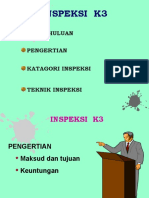 Pentingnya Inspeksi K3