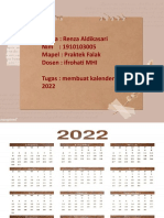 Renza Aldikasari Kalender