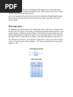 Basic Logic Gates:: AND Diagram/symbol