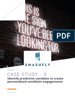 Case Study - 3: Identify Predictive Variables To Create Personalised Candidate Engagements