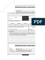 Formularios de Descripcion de Flujo-Elementos-Almacenes de Datos