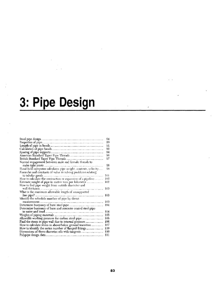 03pipe Design | PDF