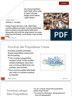 Materi Sosiologi Kelas X. Bab 1. Fungsi Dan Peran Sosiologi (Kurikulum 2013)