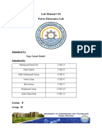 Lab Manual # 04 Power Electronics Lab: Submitted To