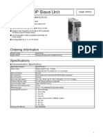 Profibus-DP Slave Unit: Ordering Information