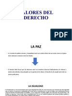 Valores Del Derecho