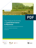 The Political Economy of Land Governance in Myanmar