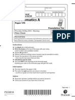 Questionpaper Paper1FR June2018 IGCSE Edexcel Maths