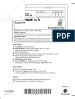 Questionpaper Paper2FR January2018 IGCSE Edexcel Maths