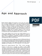Training Age and Approach