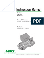 Instruction Manual: Installation Operation Maintenance Standard AC Generator