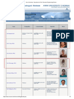 Anna University - Department of Civil - Structural Engineering Division